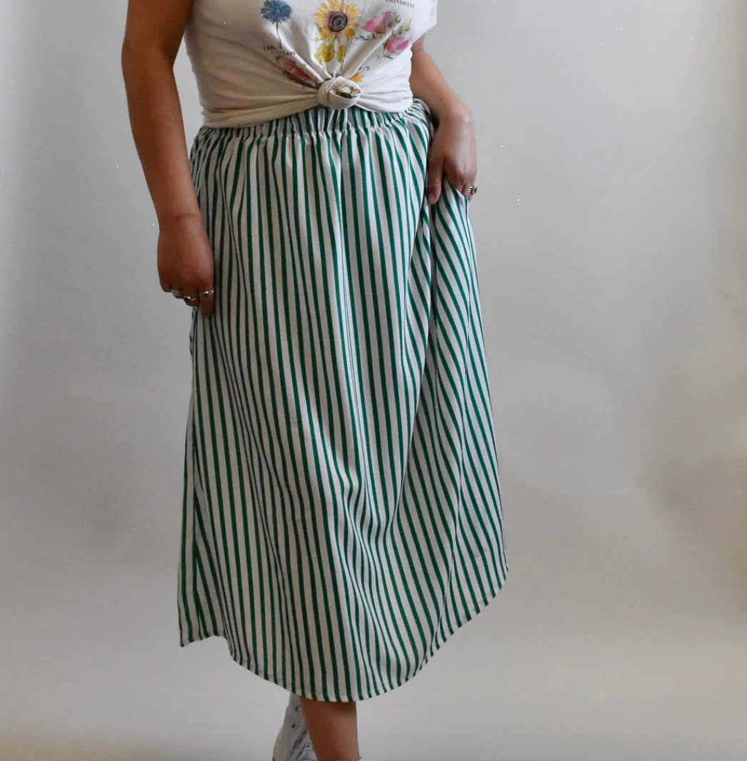 Altar Houseline Mint Stripe Skirt